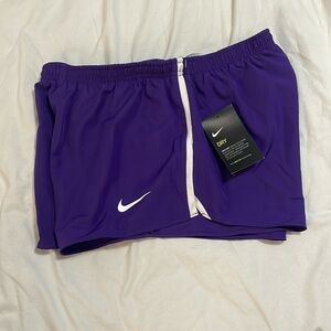 Brand New Men’s purple Nike running shorts size L